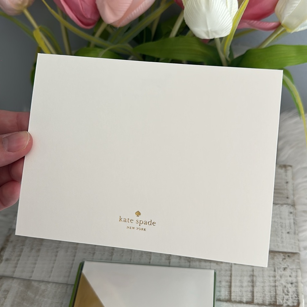 Nwt Kate spade long and short of it dog notecard envelope correspondence set - Picture 6 of 6